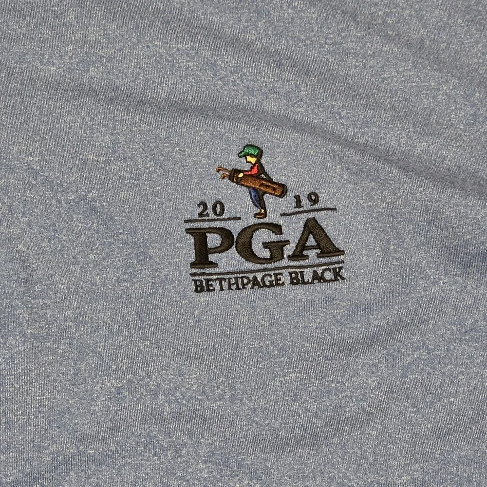 Polo Golf Ralph Lauren Blue 2019 PGA Bethpage Black Quarter Zip Pullover XL NWT
